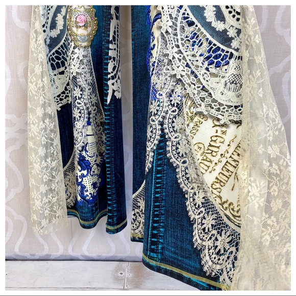 Antique Therapy Floats on Flares Comfort Pants - Picture 4 of 16